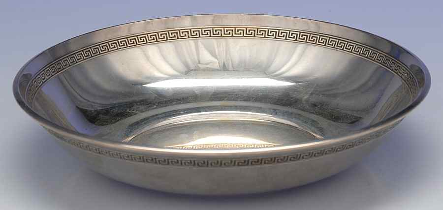Etruscan (Sterling, Hollowware) Sterling Serving Fruit Bowl by Gorham Silver-1