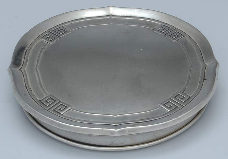Etruscan (Sterling, Hollowware) Sterling Lid for Crystal Powder Jar by Gorham Silver-1