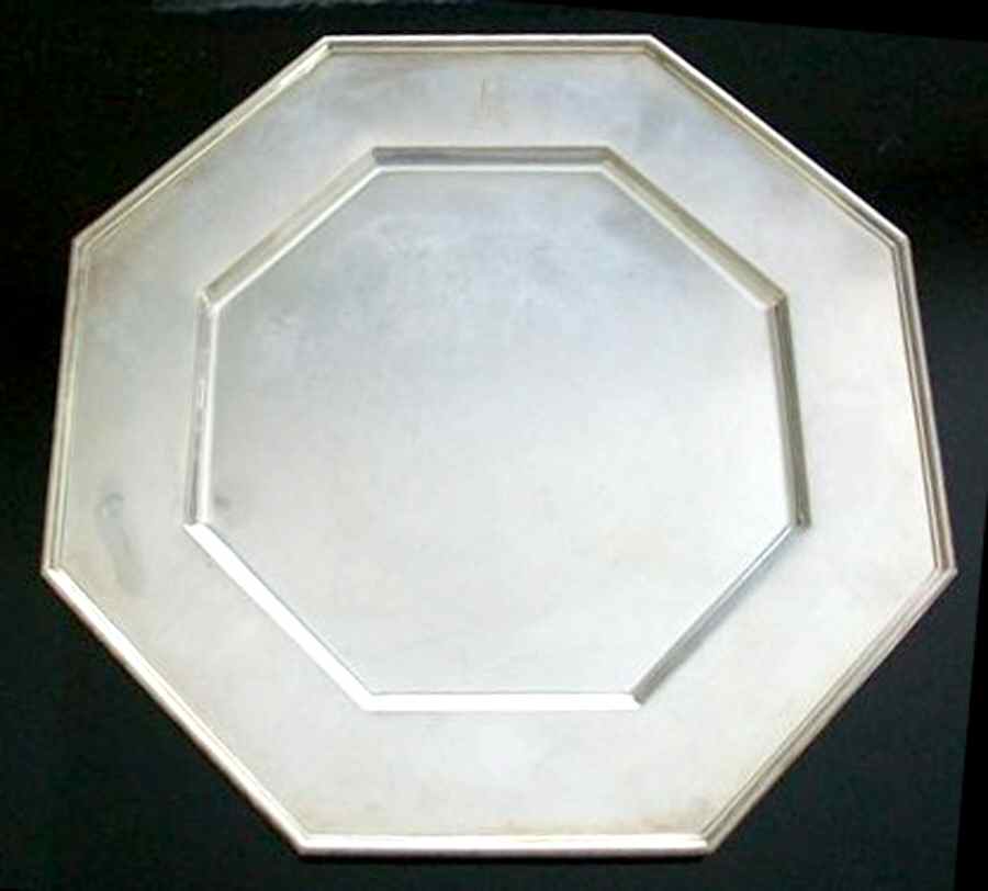 Fairfax (Sterling, Hollowware) Dinner/Service Plate by Gorham Silver-1