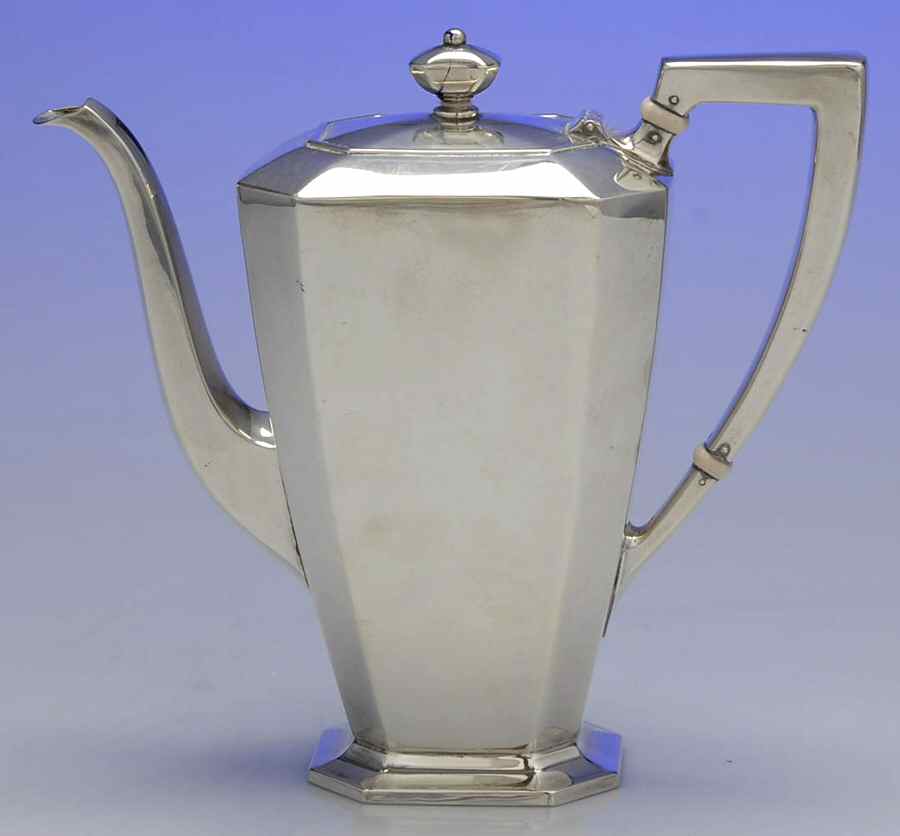 Fairfax (Sterling, Hollowware) Sterling Demitasse Pot by Gorham Silver-1