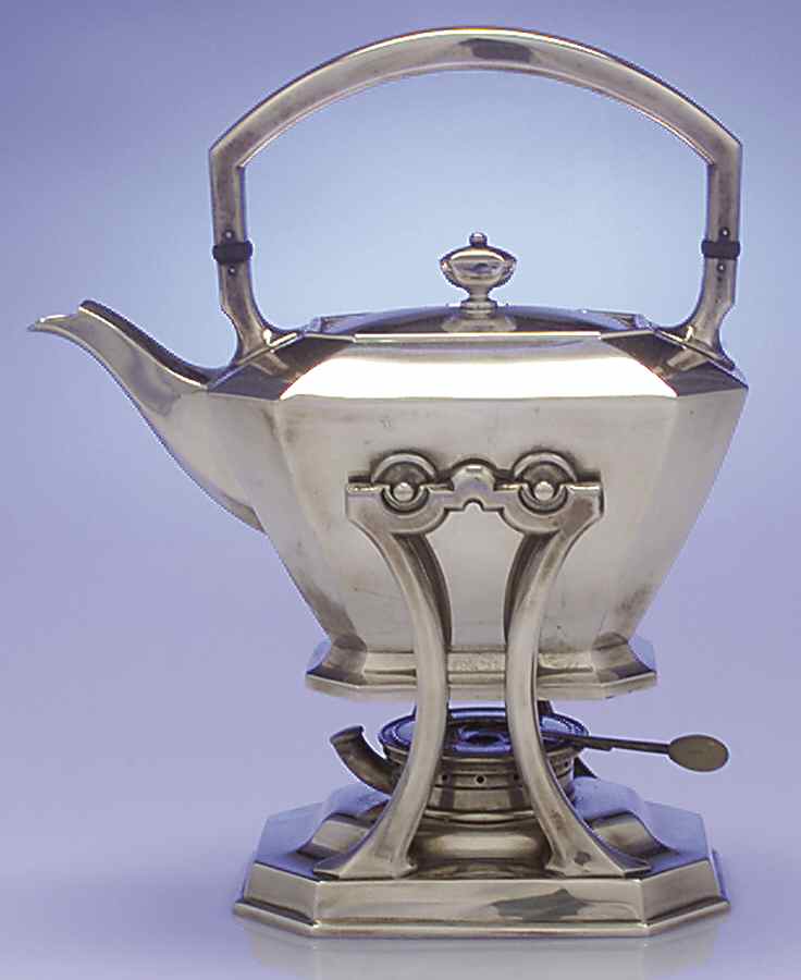 Fairfax (Sterling, Hollowware) Kettle, Stand & Burner by Gorham Silver-1