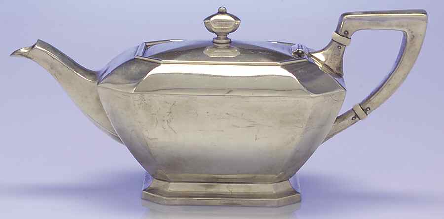 Fairfax (Sterling, Hollowware) Teapot by Gorham Silver-1