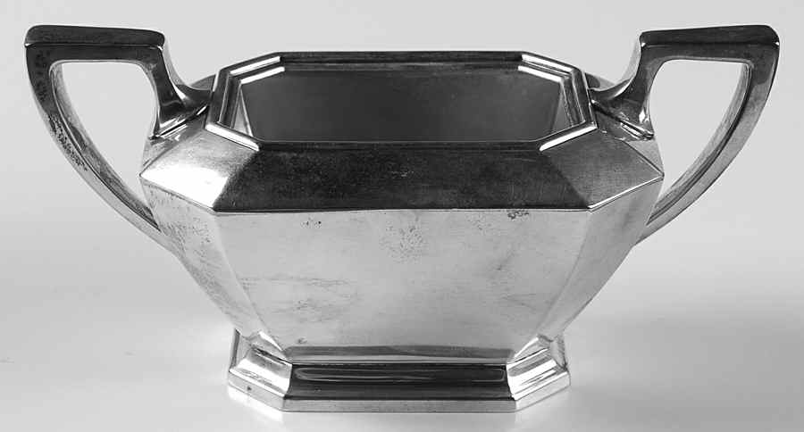Fairfax (Sterling, Hollowware) Sugar Bowl No Lid by Gorham Silver-1