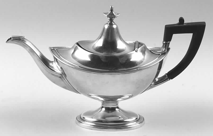 Portsmouth (Sterling, Hollowware) Teapot by Gorham Silver-1