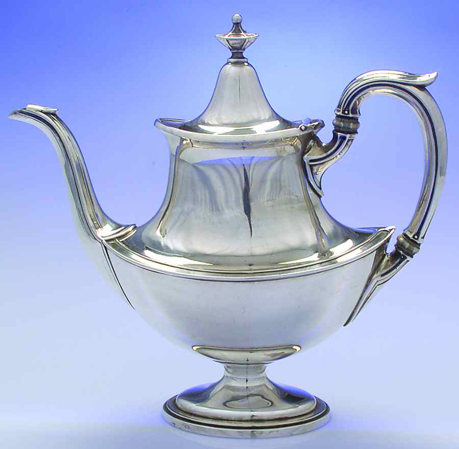 Portsmouth (Sterling, Hollowware) Coffee Pot by Gorham Silver-1