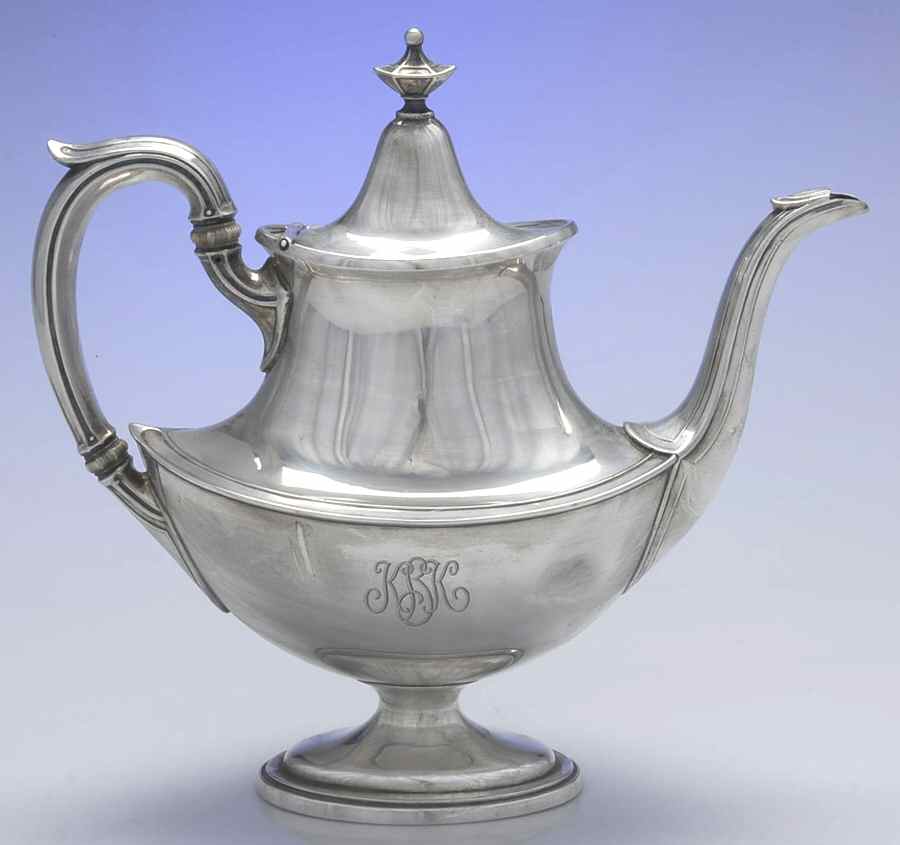 Portsmouth (Sterling, Hollowware) Coffee Pot by Gorham Silver-1