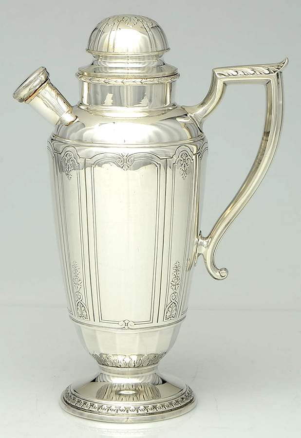 Princess Patricia (Sterling, Hollowware) Cocktail Shaker by Gorham Silver-1