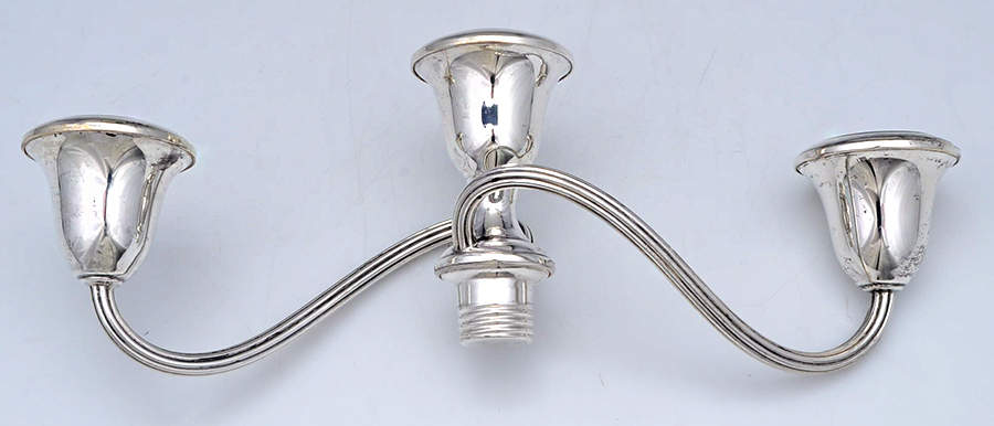 Puritan (Sterling, Hollowware) 3 Light Candelabra Branch by Gorham Silver-1