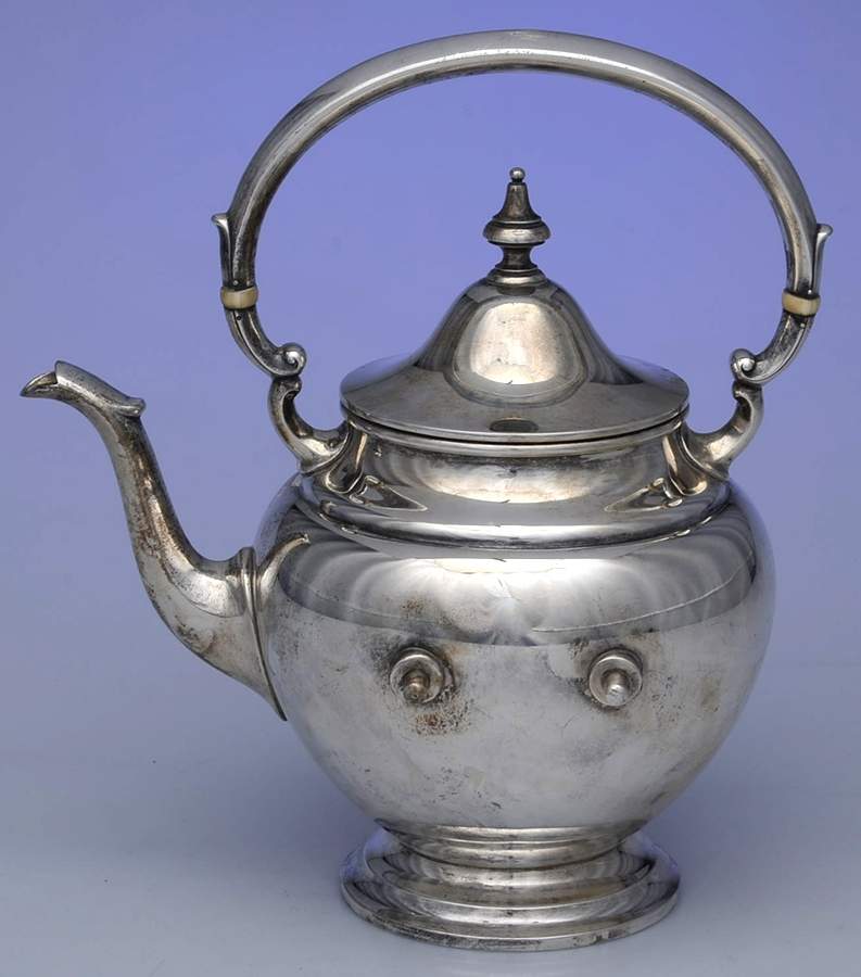 Puritan (Sterling, Hollowware) Sterling Kettle No Stand by Gorham Silver-1