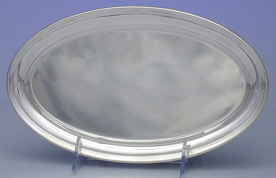 Puritan (Sterling, Hollowware) Tray for Sterling Creamer & Sugar Set by Gorham Silver-1