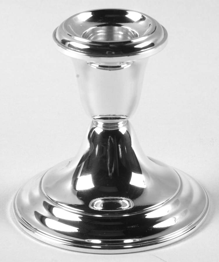 Puritan (Sterling, Hollowware) Weighted Candleholder by Gorham Silver-1