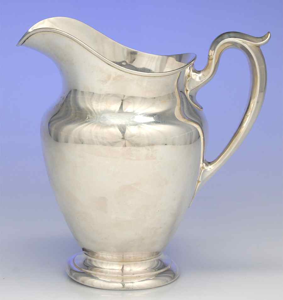 Puritan (Sterling, Hollowware) 68 Oz Water Pitcher by Gorham Silver-1