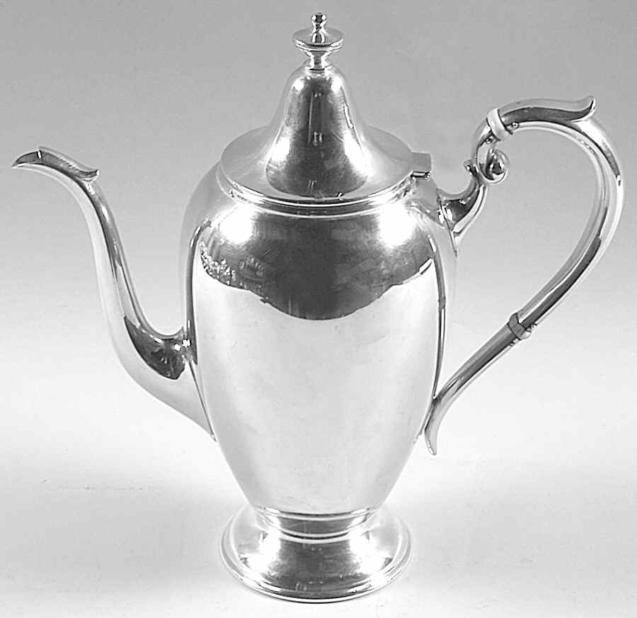 Puritan (Sterling, Hollowware) Coffee Pot by Gorham Silver-1