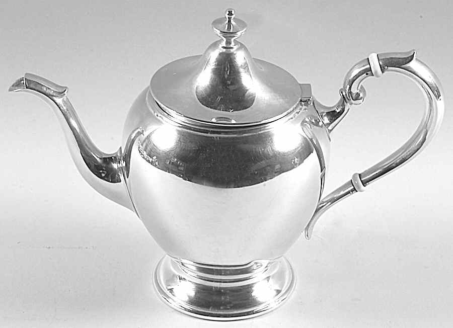 Puritan (Sterling, Hollowware) Teapot by Gorham Silver-1