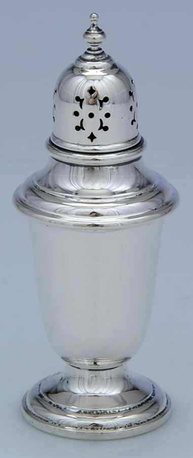Puritan (Sterling, Hollowware) Pepper Shaker by Gorham Silver-1