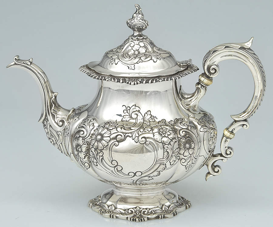Cambridge (Sterling, 1899, Hollowware) Coffee Pot by Gorham Silver-1