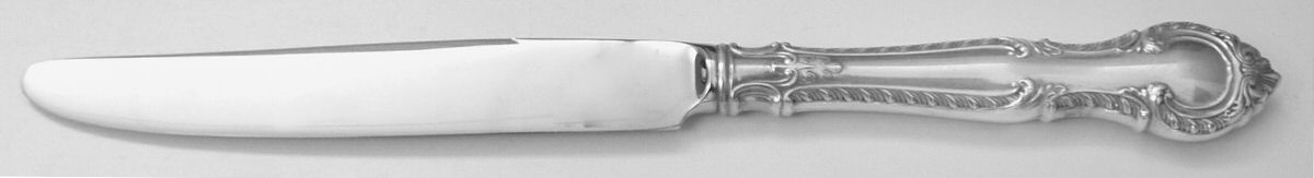 English Gadroon (Sterling, 1939, Monograms) New French Hollow Knife by Gorham Silver-1