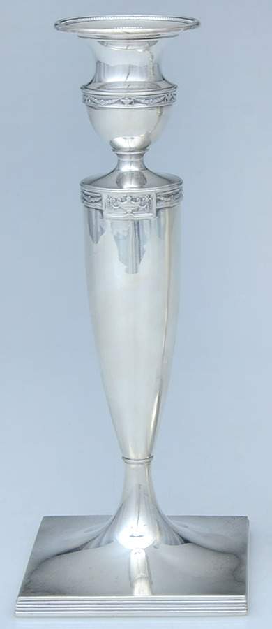 Lansdowne (Sterling, 1917, Hollowware) Pair of Weighted Candlesticks by Gorham Silver-1