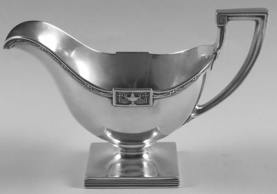 Lansdowne (Sterling, 1917, Hollowware) Sterling Gravy Boat by Gorham Silver-1