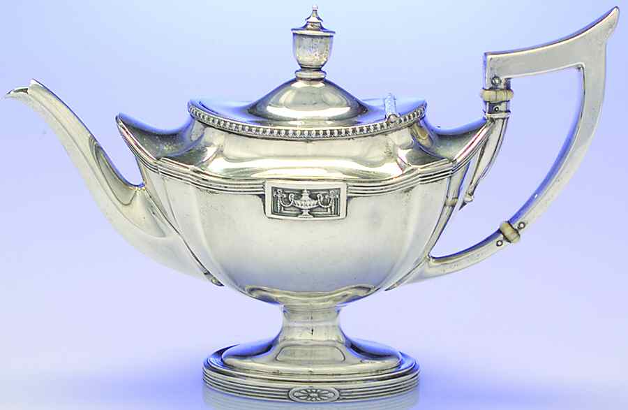 Lansdowne (Sterling, 1917, Hollowware) Mini Teapot by Gorham Silver-1