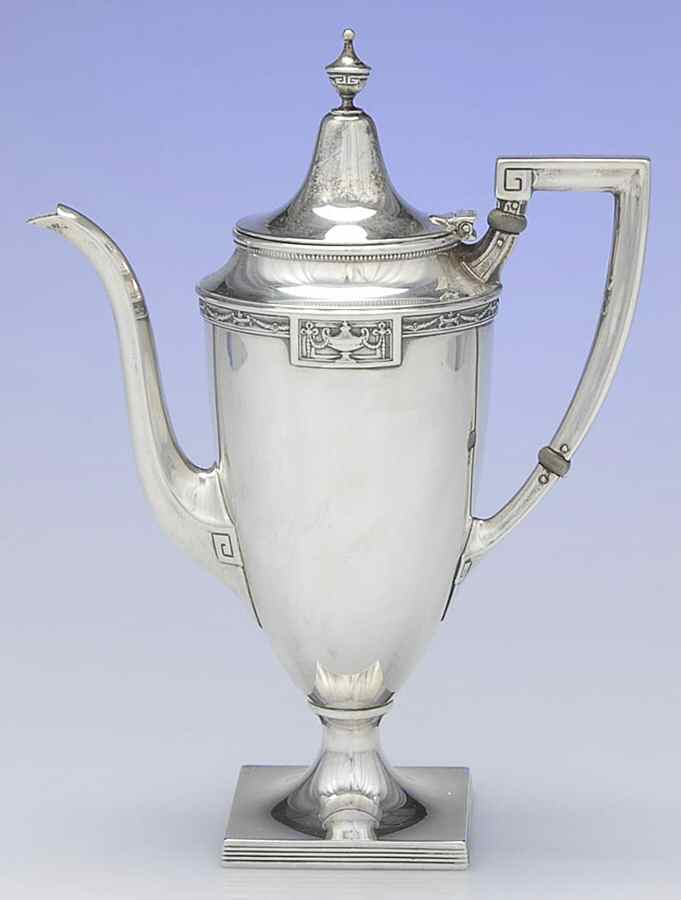 Lansdowne (Sterling, 1917, Hollowware) Sterling Demitasse Pot by Gorham Silver-1