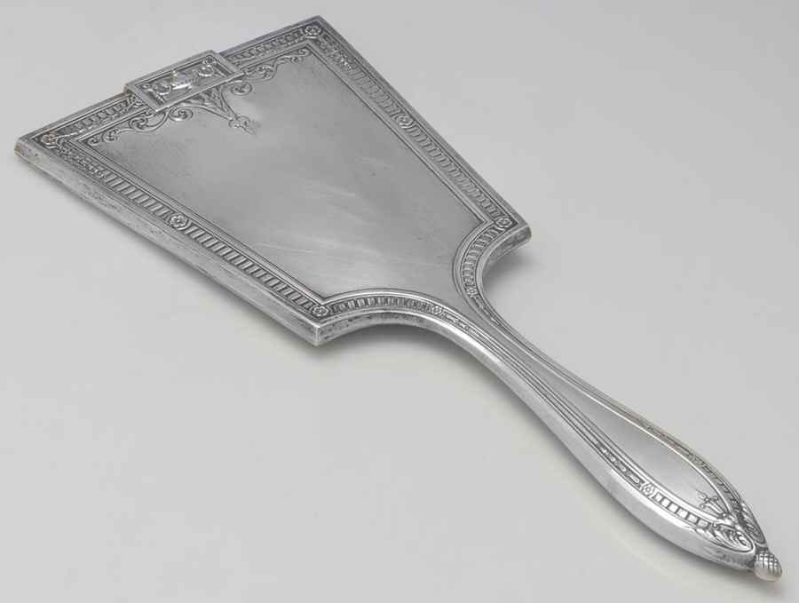 Lansdowne (Sterling, 1917, Hollowware) Mirror with Handle by Gorham Silver-1