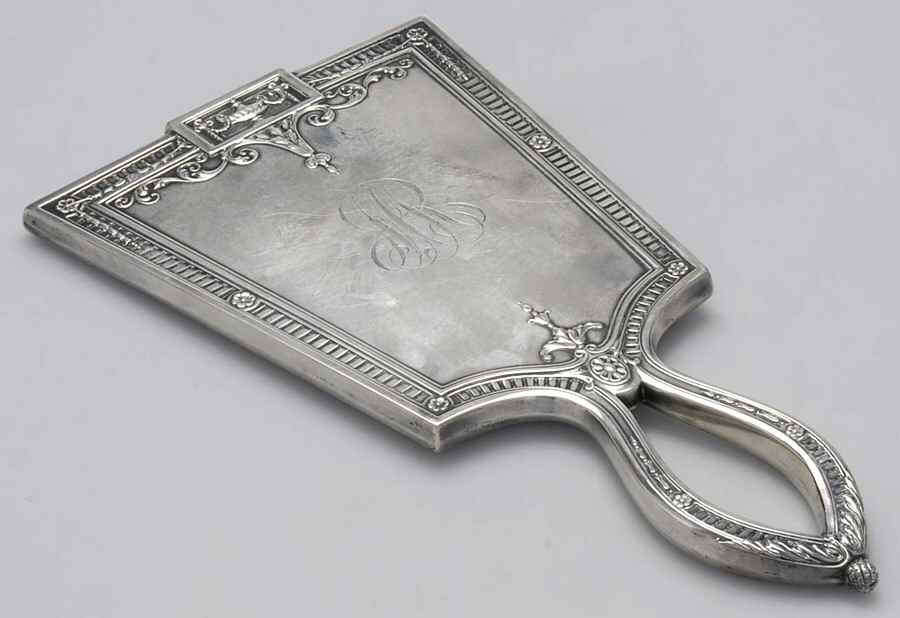 Lansdowne (Sterling, 1917, Hollowware) Mirror with Handle by Gorham Silver-1