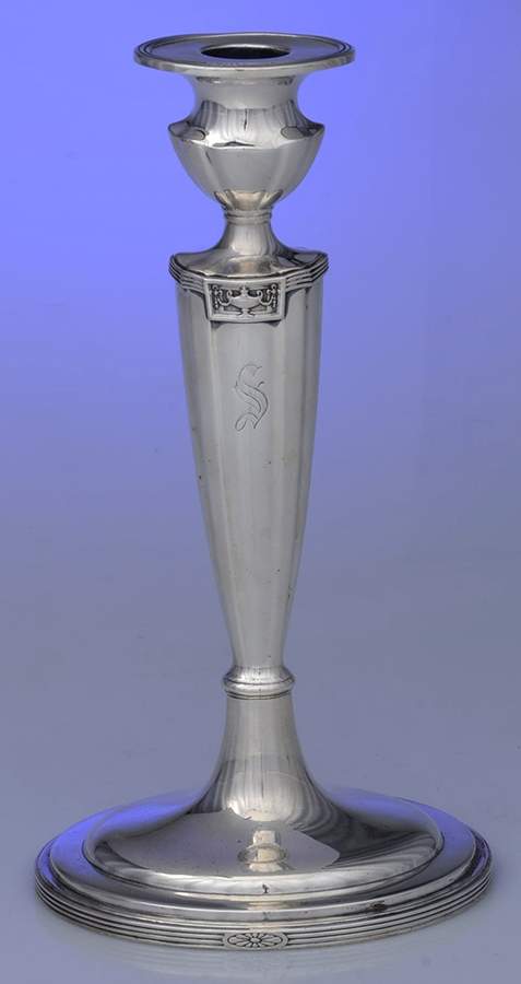 Lansdowne (Sterling, 1917, Hollowware) Pair of Weighted Candlesticks by Gorham Silver-1