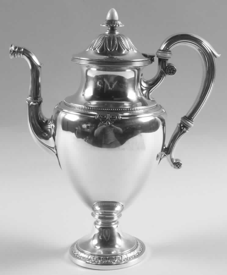 Shamrock V (Sterling, Hollowware) Coffee Pot by Gorham Silver-1