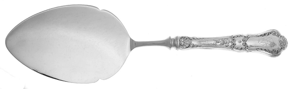 Baronial-Old (Sterling, 1898, No Monograms) Pastry Server with Stainless Blade by Gorham Silver-1
