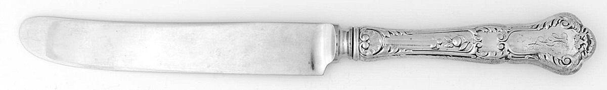 Baronial-Old (Sterling, 1898, No Monograms) New French Hollow Knife with Bolster by Gorham Silver-1