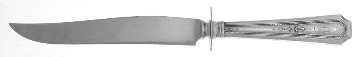 Colfax (Sterling, 1999, Gorham, Monograms) Small Steak Carving Knife with Stainless Blade by Gorham Silver-1