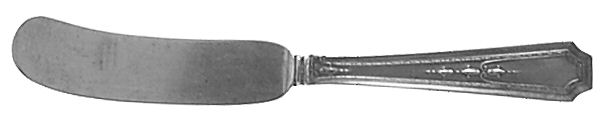 Colfax (Sterling, 1999, Gorham, Monograms) Flat Handle Butter Spreader by Gorham Silver-1