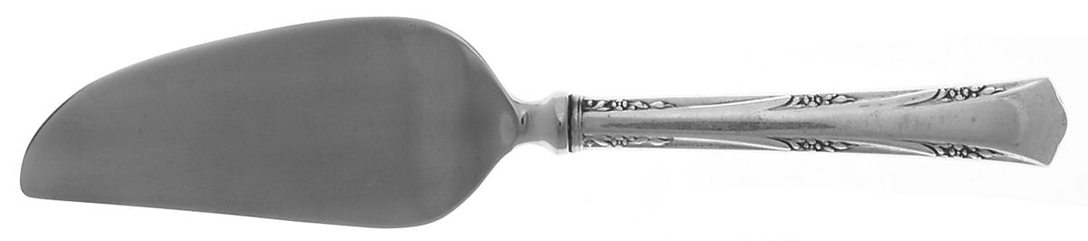 Greenbrier (Sterling, 1938, Monograms) Cheese Knife with Stainless Blade by Gorham Silver-1