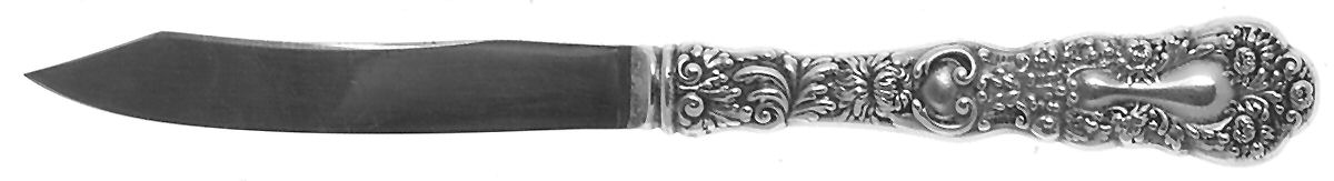 Imperial Chrysanthemum (Sterling, Mono) Individual Fruit Knife with Silverplate Blade by Gorham Silver-1
