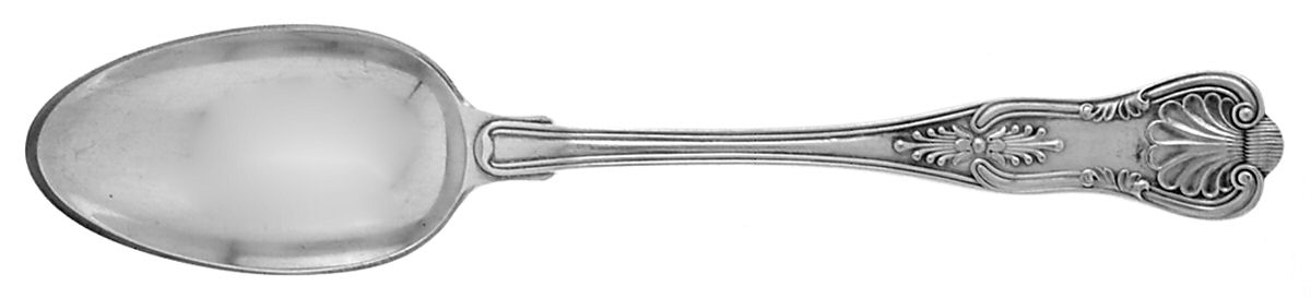 Kings (Silverplate, 1890, Monograms) Tablespoon (Serving Spoon) by Gorham Silver-1