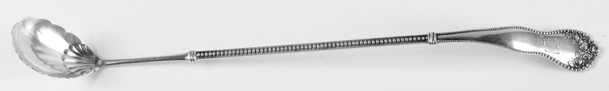 Lancaster (Sterling, 1897, Monograms) Small Claret Spoon, Solid Piece by Gorham Silver-1