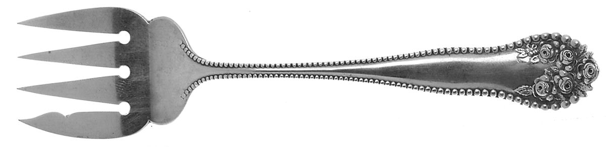 Lancaster (Sterling, 1897, No Monograms) Small Chipped Beef Fork by Gorham Silver-1