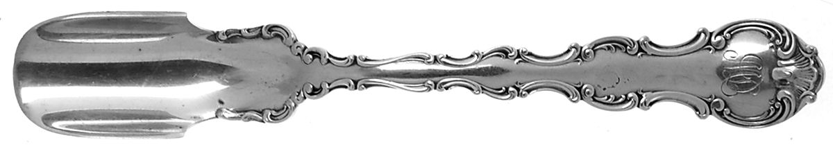 Strasbourg (Sterling, Lion-Ancr-G, 1897, Mono) Solid Large Cheese Scoop by Gorham Silver-1