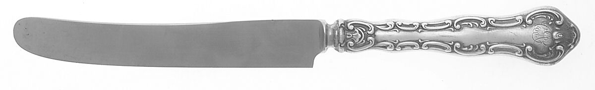 Strasbourg (Sterling, Lion-Ancr-G, 1897, Mono) New French Hollow Knife with Bolster by Gorham Silver-1