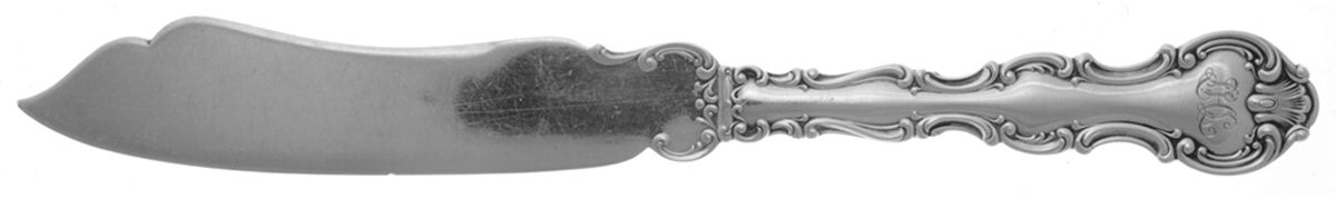 Strasbourg (Sterling, Lion-Ancr-G, 1897, Mono) Individual Solid Fish Knife by Gorham Silver-1
