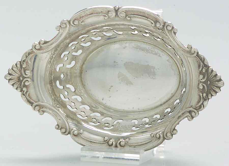 Cromwell (Sterling, 1900, Hollowware) Nut Dish by Gorham Silver-1