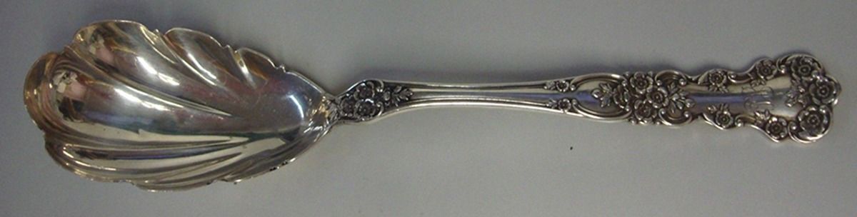 Buttercup (Sterling, Lion-Anchor-G, 1899, No Monos) Spoon-Preserve by Gorham Silver-1
