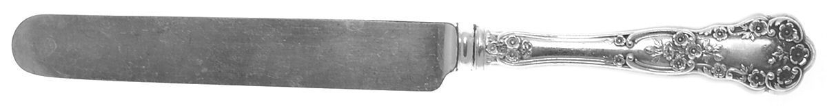 Buttercup (Sterling, Lion-Anchr-G, 1899, Mono) Blunt Hollow Handle Knife W/Bolster by Gorham Silver-1