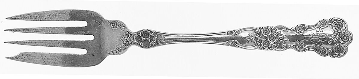 Buttercup (Sterling, Lion-Anchr-G, 1899, Mono) Pastry Fork by Gorham Silver-1