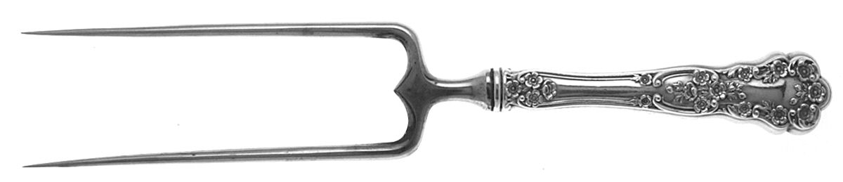 Buttercup (Sterling, Lion-Anchr-G, 1899, Mono) Large Joint/Roast Holder Fork by Gorham Silver-1