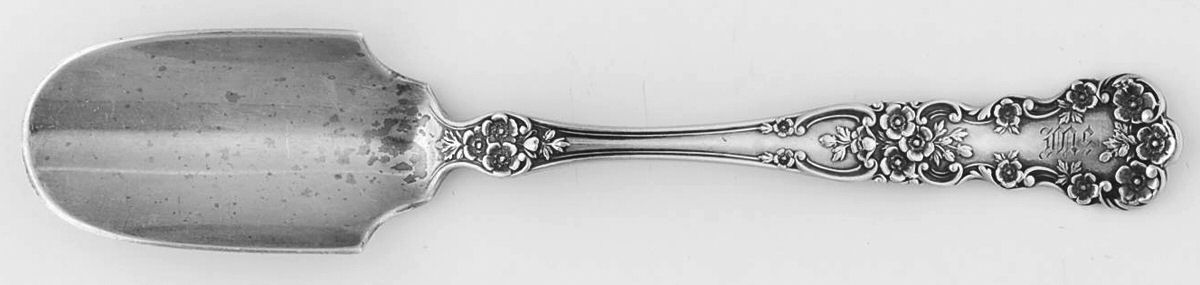 Buttercup (Sterling, Lion-Anchr-G, 1899, Mono) Solid Cheese Scoop by Gorham Silver-1