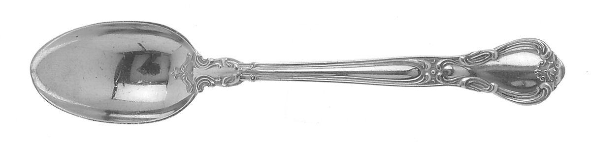Chantilly (Sterling, 1895, Lion-Anchr-G, Monograms) Demitasse Spoon by Gorham Silver-1