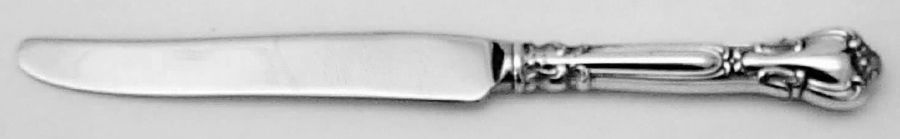 Chantilly (Sterling, 1895, Lion-Anchr-G, Monograms) New French Hollow Knife by Gorham Silver-1