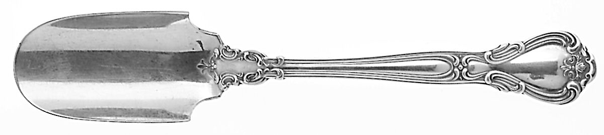 Chantilly (Sterling, 1895, Lion-Anchr-G, Monograms) Solid Cheese Scoop by Gorham Silver-1